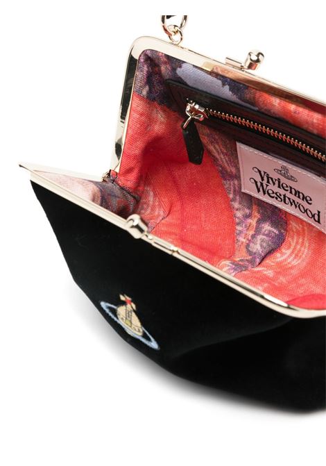 granny frame purse woman black VIVIENNE WESTWOOD | 4B01000BW-W00ZLN401
